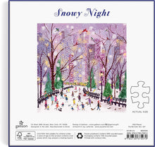 Cargar imagen en el visor de la galería, Puzzle Snowy night (500 piezas)