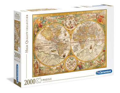 Puzzle Mapa Antiguo (2000 piezas)