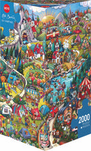 Cargar imagen en el visor de la galería, PUZZLE CAMPING (2000 PIEZAS) MARCA HEYE