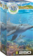 Cargar imagen en el visor de la galería, Puzzle Delfines (250 piezas) Marca Eurographics