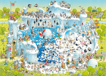 Cargar imagen en el visor de la galería, Puzzle Funky Zoo Polar hábitat (1000 piezas)