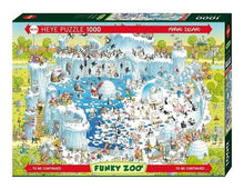 Cargar imagen en el visor de la galería, Puzzle Funky Zoo Polar hábitat (1000 piezas)