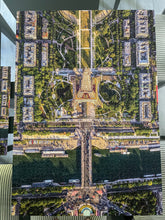 Cargar imagen en el visor de la galería, Puzzle Flying over Paris (1500 piezas)
