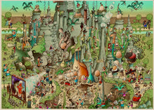 Cargar imagen en el visor de la galería, Puzzle Funky Zoo Jurassic Habitat (1000 piezas)
