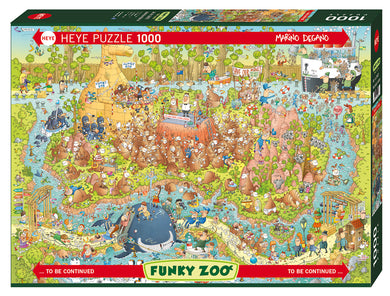 PUZZLE FUNKY ZOO AUSTRALIAN HABITAT, HEYE (1000 PIEZAS)