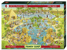 Cargar imagen en el visor de la galería, PUZZLE FUNKY ZOO NILE HABITAT, HEYE (1000 PIEZAS)
