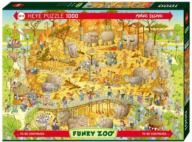 PUZZLE AFRICAN HABITAT, FUNKY ZOO HEYE (1000 PIEZAS)