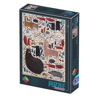 Puzzle 500 piezas Animales salvajes D-Toys