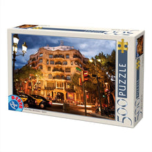 Cargar imagen en el visor de la galería, Puzzle 500 piezas Casa Milá Barcelona D-Toys
