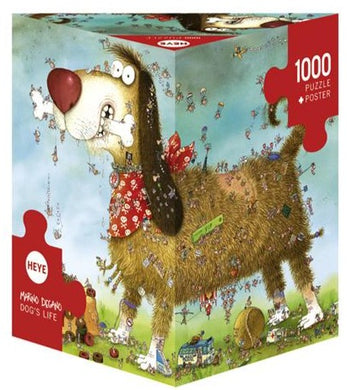Puzzle Vida de perros (1000 piezas) Marca Heye